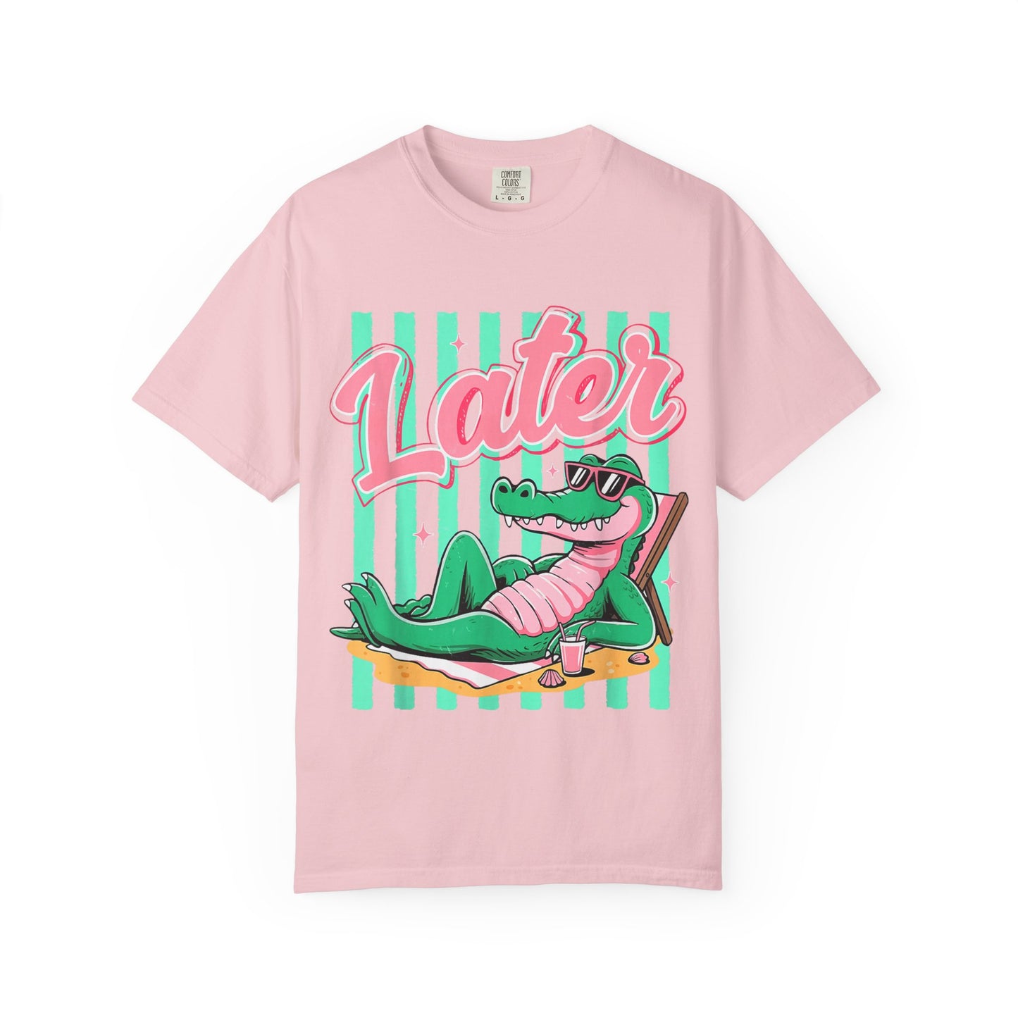 Later Alligator T-Shirt — Relaxed Lounge Graphic Tee