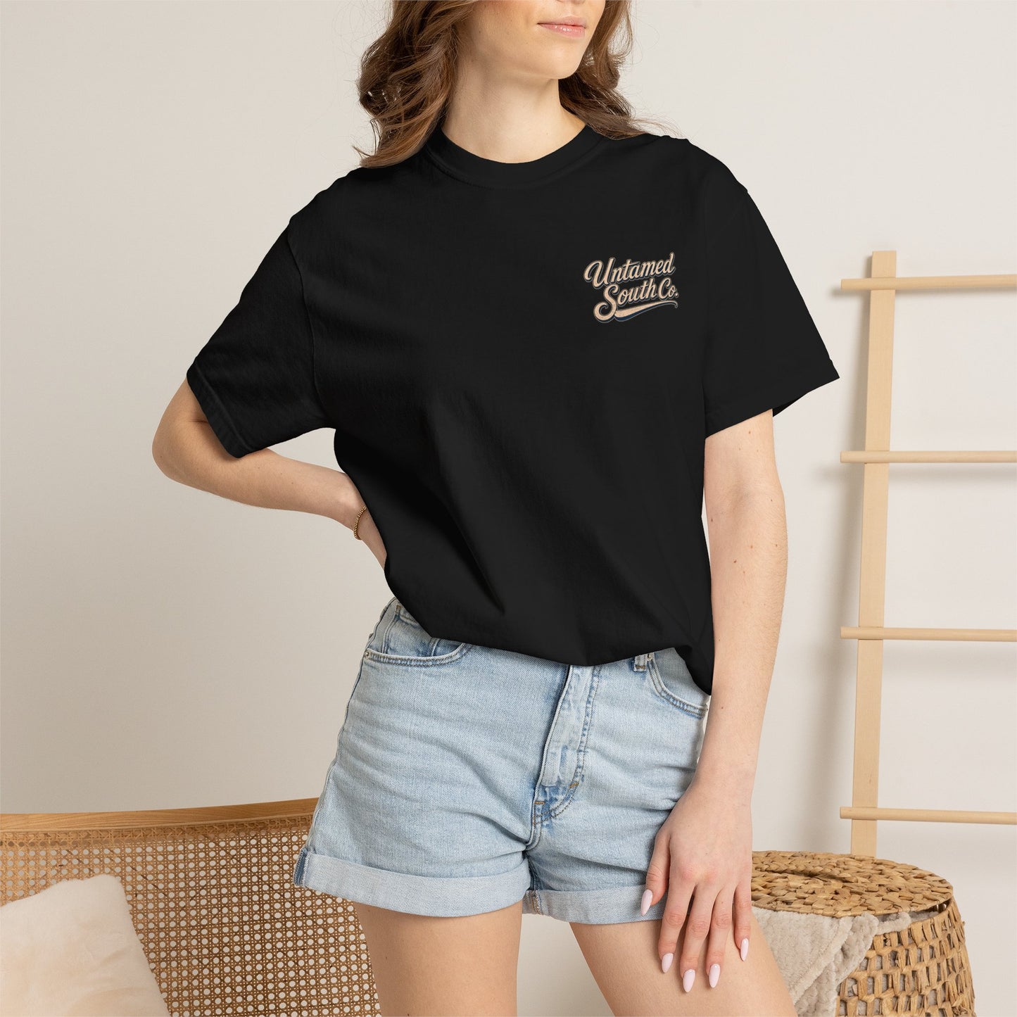 Nauti by Nature Skeleton T-Shirt — "Nauti by Nature" Nautical Skeleton Graphic Tee