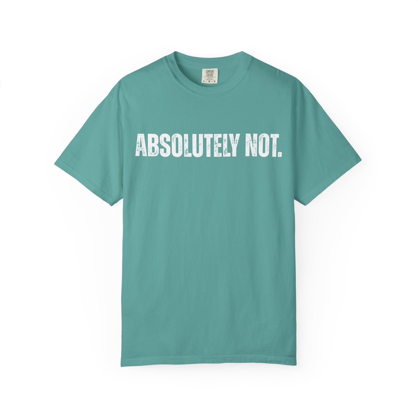 Absolutely Not. Unisex Garment-Dyed T-shirt