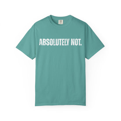 Absolutely Not. Unisex Garment-Dyed T-shirt