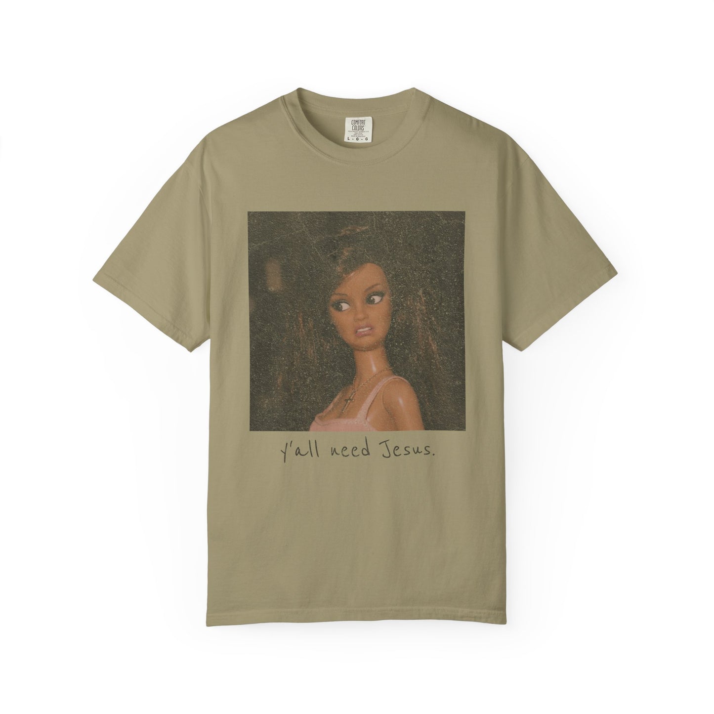 T-Shirt — 'Y'all Need Jesus' Vintage Portrait Graphic Tee