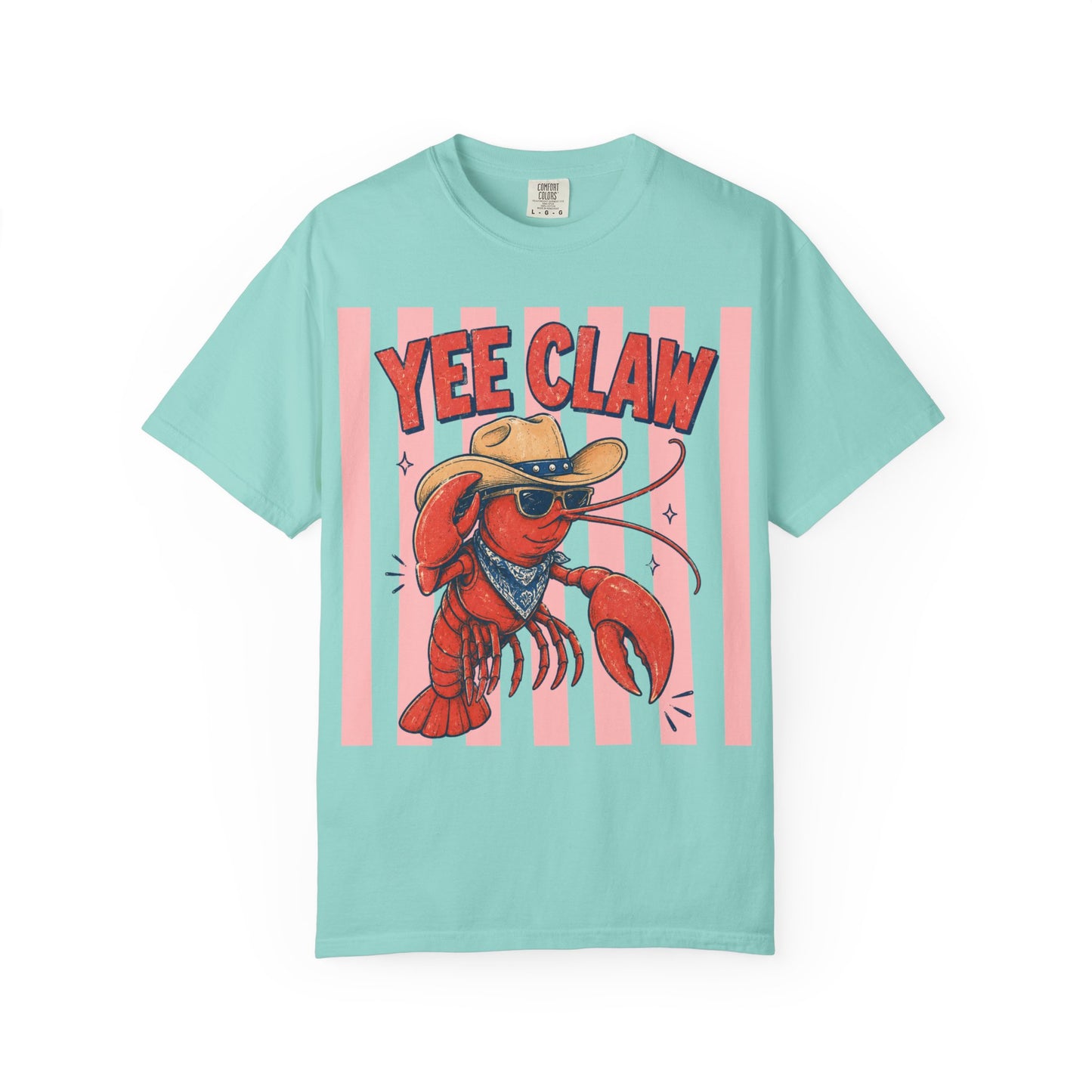 Yee Claw Cowboy Lobster T-Shirt
