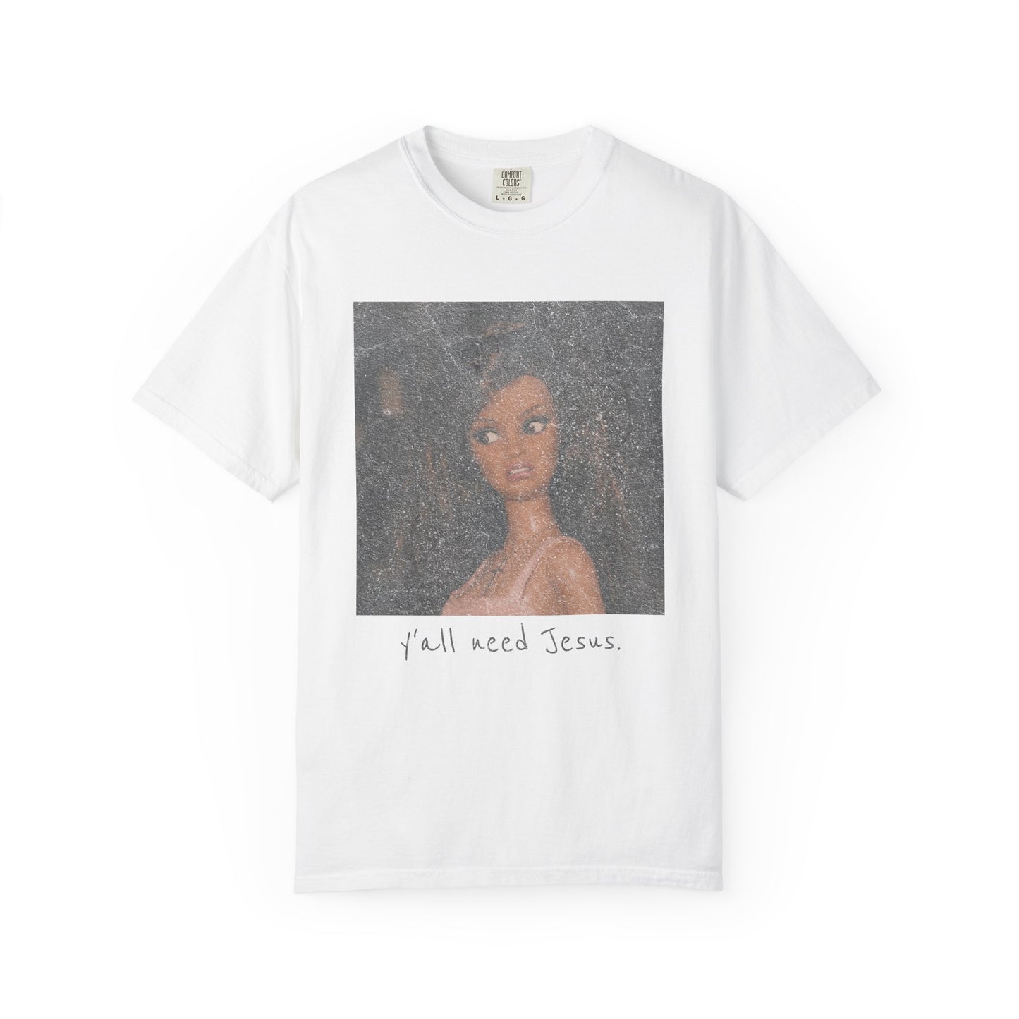 T-Shirt — 'Y'all Need Jesus' Vintage Portrait Graphic Tee