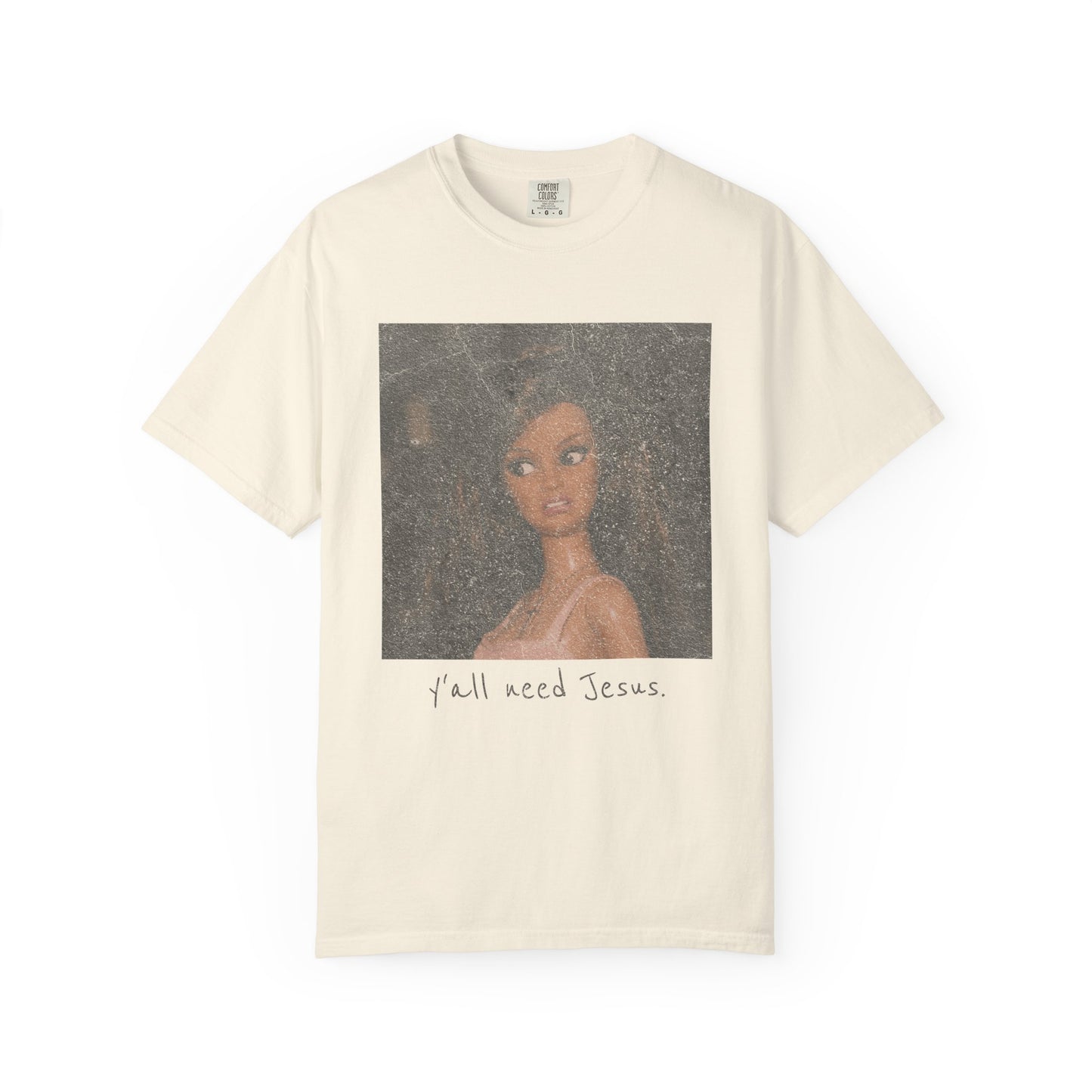 T-Shirt — 'Y'all Need Jesus' Vintage Portrait Graphic Tee