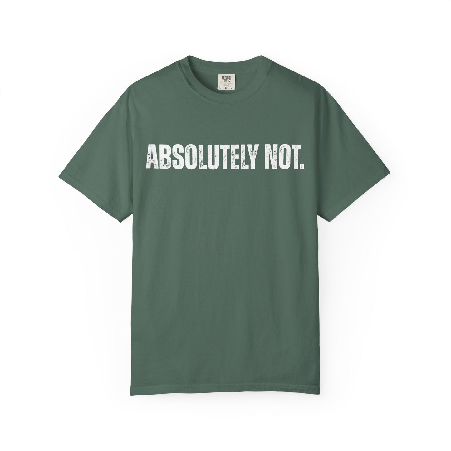 Absolutely Not. Unisex Garment-Dyed T-shirt