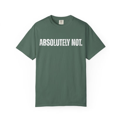 Absolutely Not. Unisex Garment-Dyed T-shirt
