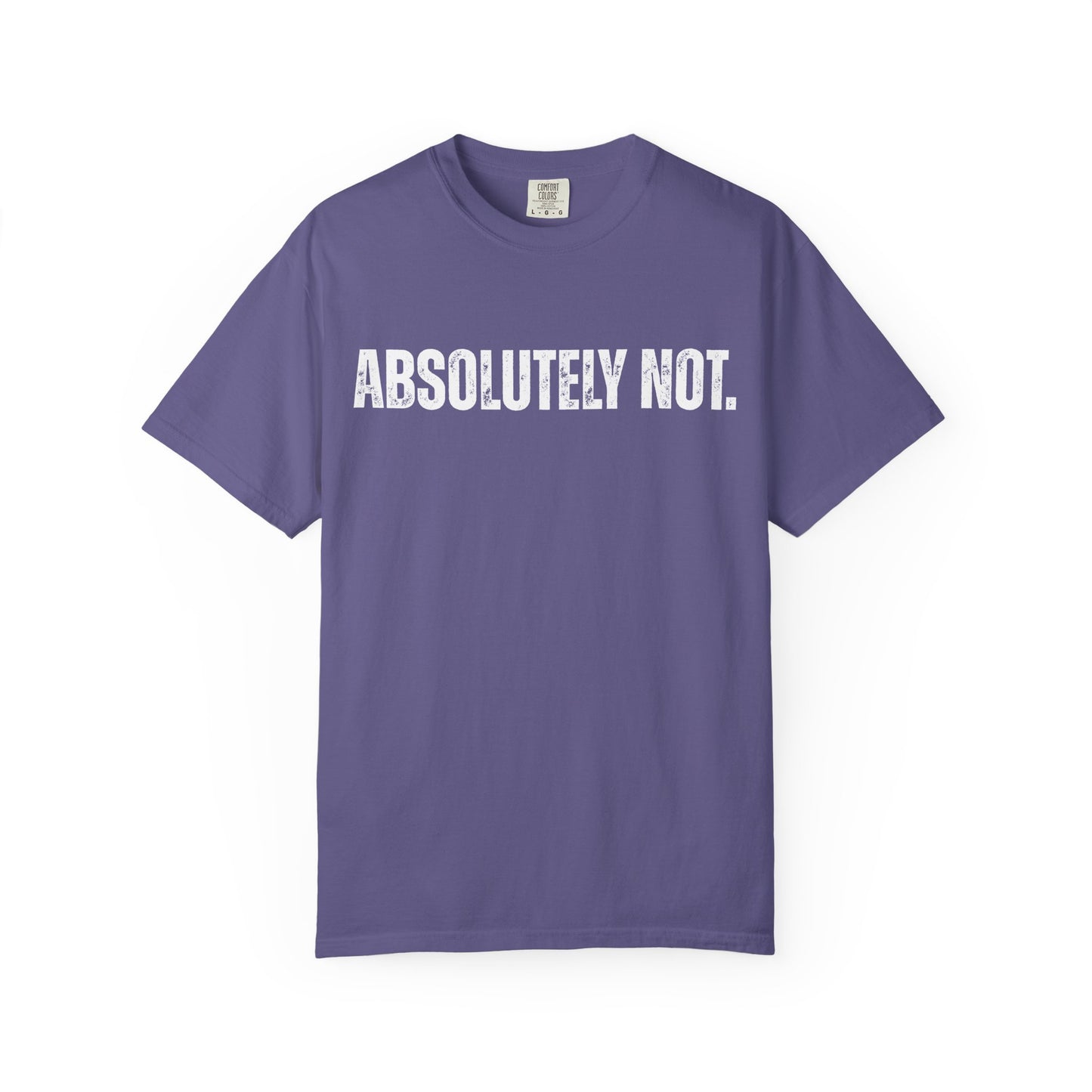 Absolutely Not. Unisex Garment-Dyed T-shirt