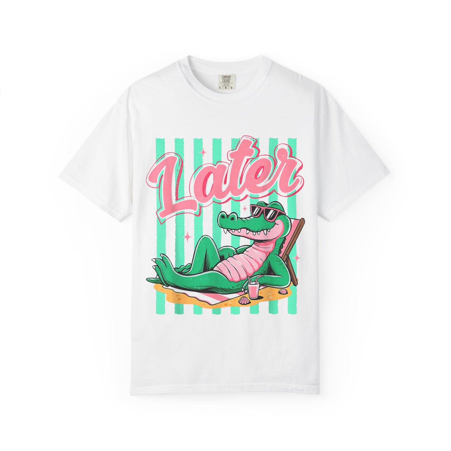Later Alligator T-Shirt — Relaxed Lounge Graphic Tee