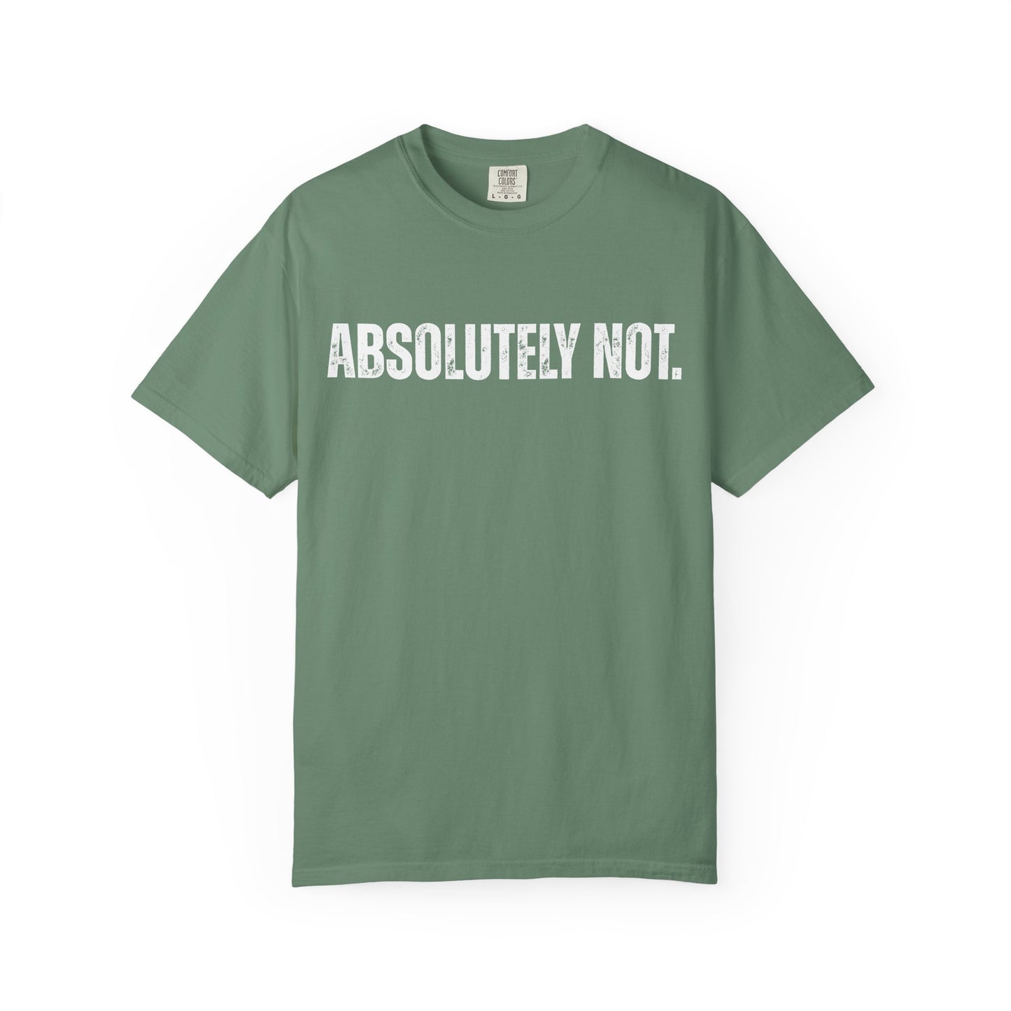 Absolutely Not. Unisex Garment-Dyed T-shirt