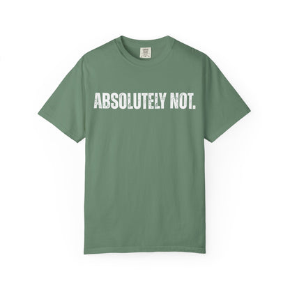 Absolutely Not. Unisex Garment-Dyed T-shirt