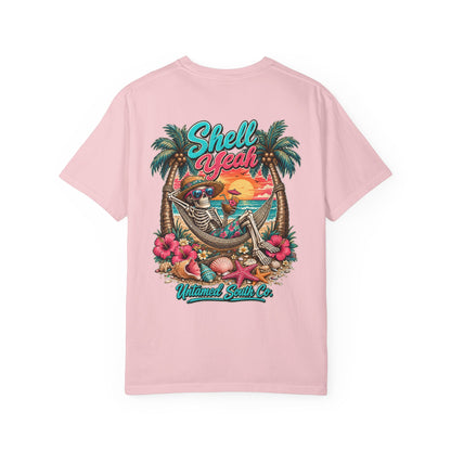 Shell Yeah! Tropical Skeleton Beach Graphic Tee