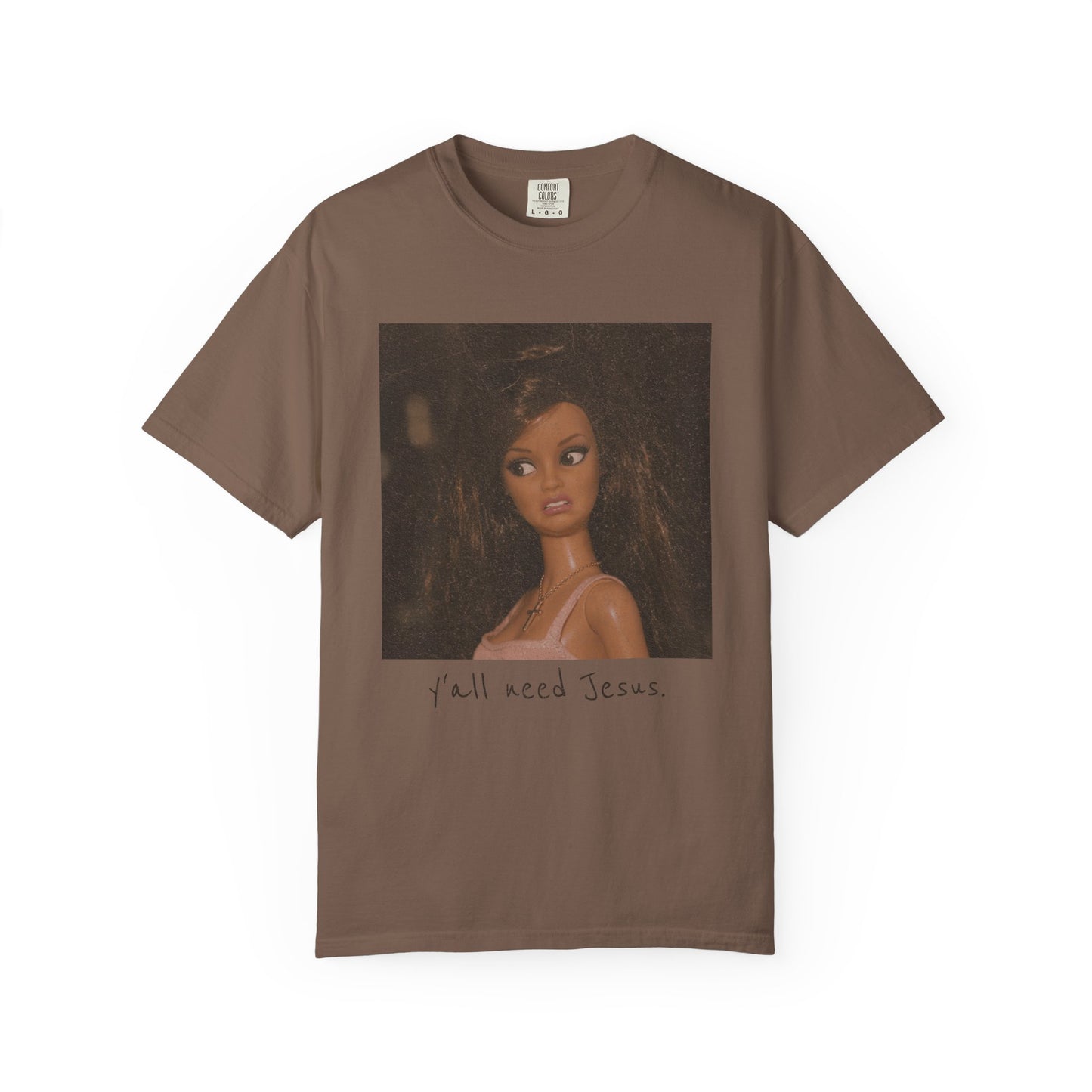 T-Shirt — 'Y'all Need Jesus' Vintage Portrait Graphic Tee