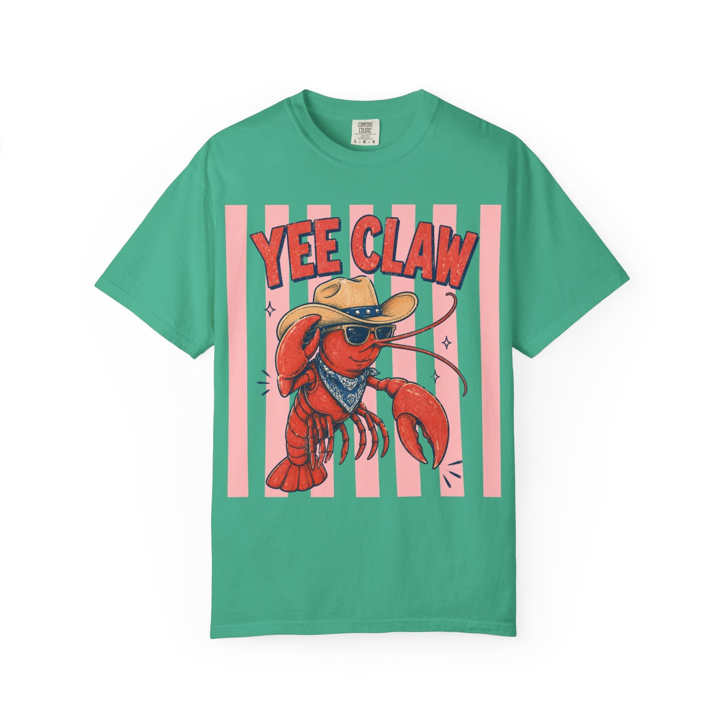 Yee Claw Cowboy Lobster T-Shirt