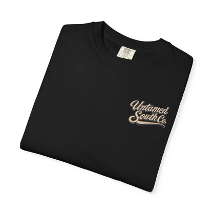 Nauti by Nature Skeleton T-Shirt — "Nauti by Nature" Nautical Skeleton Graphic Tee