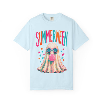 Summerween Ghost T-Shirt — Cute Bubblegum Ghost Graphic Tee