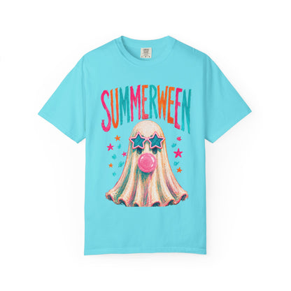 Summerween Ghost T-Shirt — Cute Bubblegum Ghost Graphic Tee