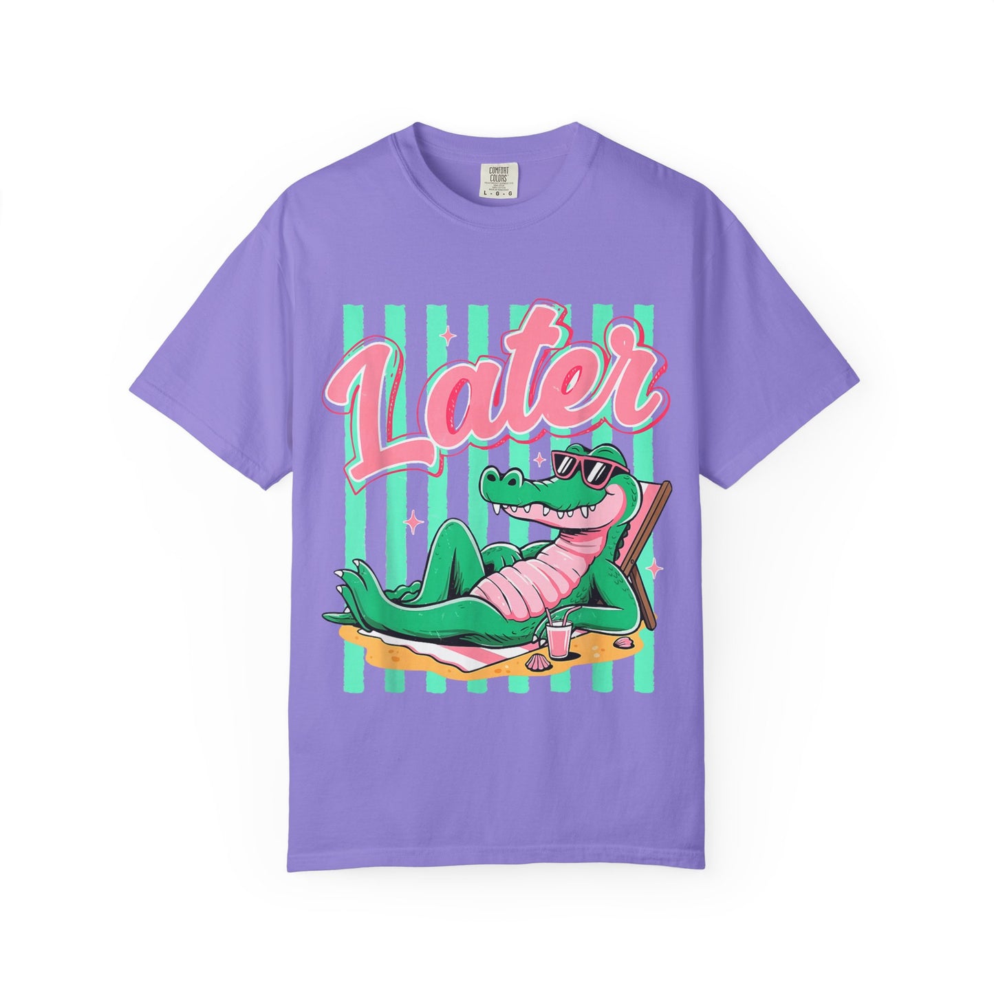 Later Alligator T-Shirt — Relaxed Lounge Graphic Tee