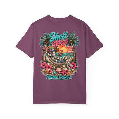 Shell Yeah! Tropical Skeleton Beach Graphic Tee