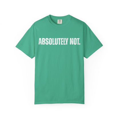 Absolutely Not. Unisex Garment-Dyed T-shirt