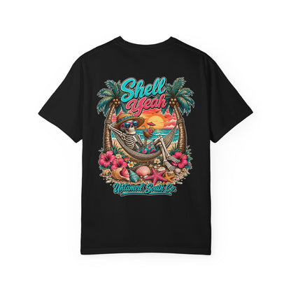 Shell Yeah! Tropical Skeleton Beach Graphic Tee