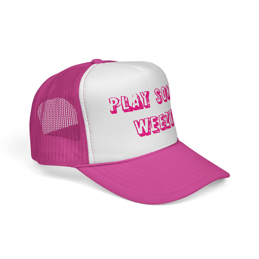 Play Some Weezy Trucker Cap | Pink Mesh Foam Front