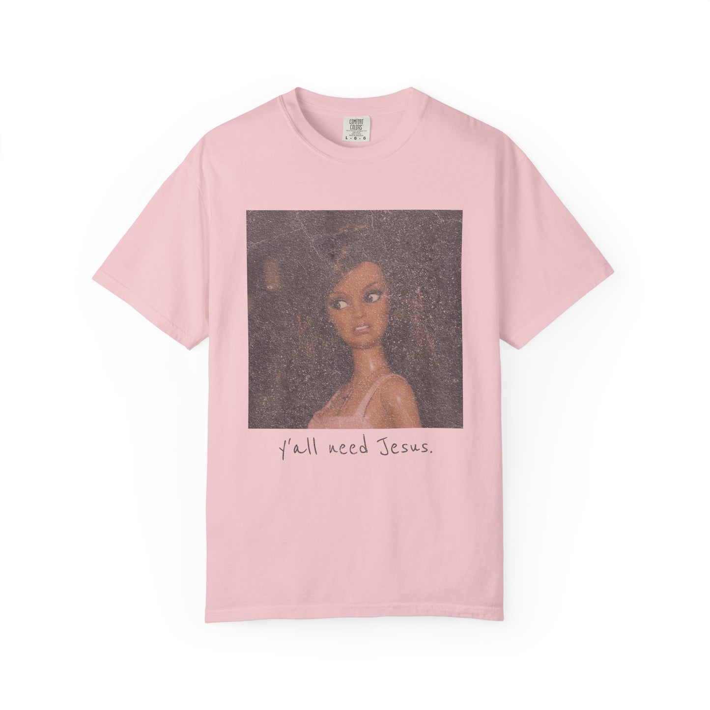 T-Shirt — 'Y'all Need Jesus' Vintage Portrait Graphic Tee