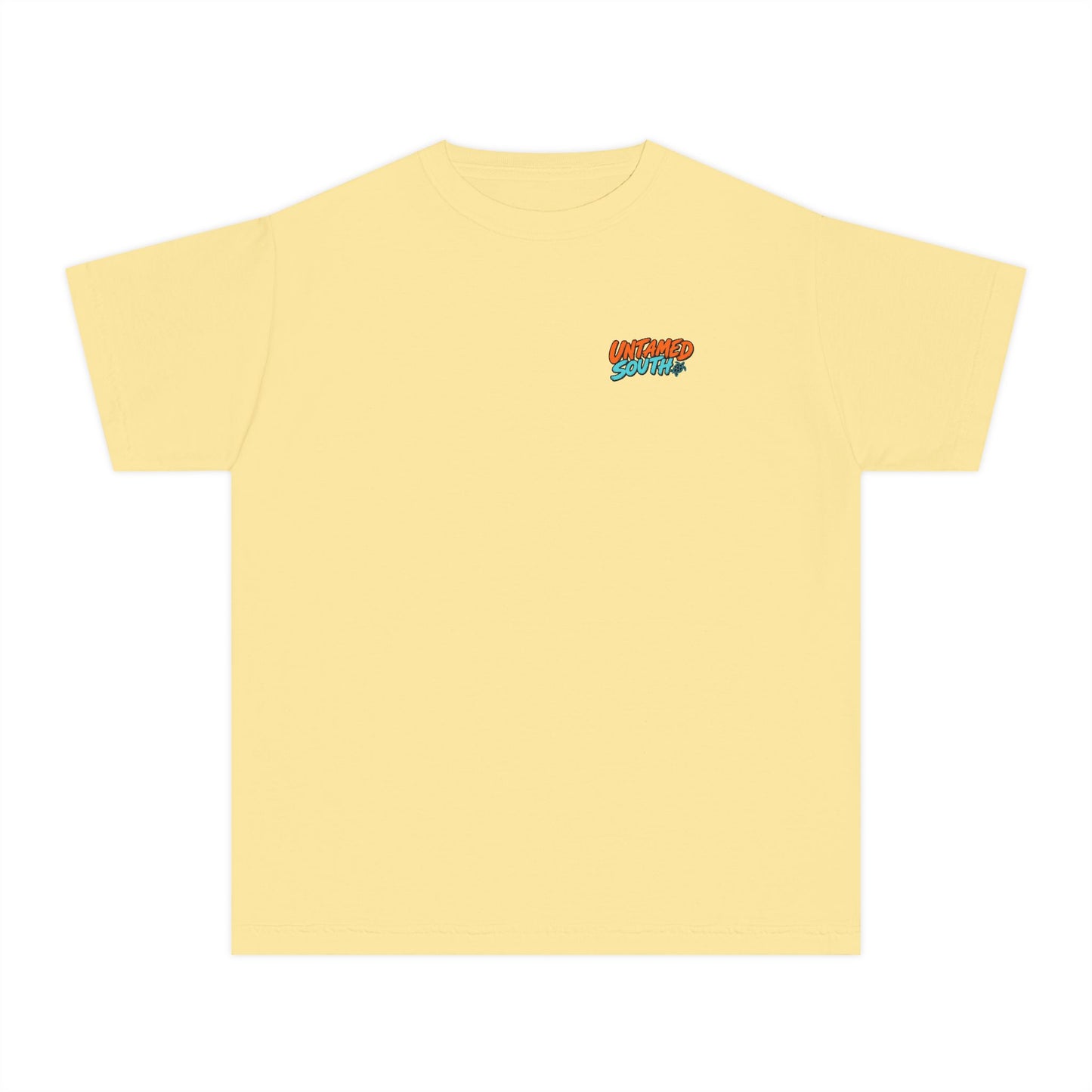 Youth Tee — "Untamed South Co. Wave Rider" Surf Turtle Graphic Kids T-Shirt