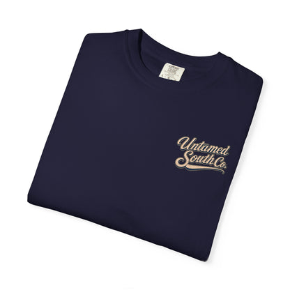 Nauti by Nature Skeleton T-Shirt — "Nauti by Nature" Nautical Skeleton Graphic Tee
