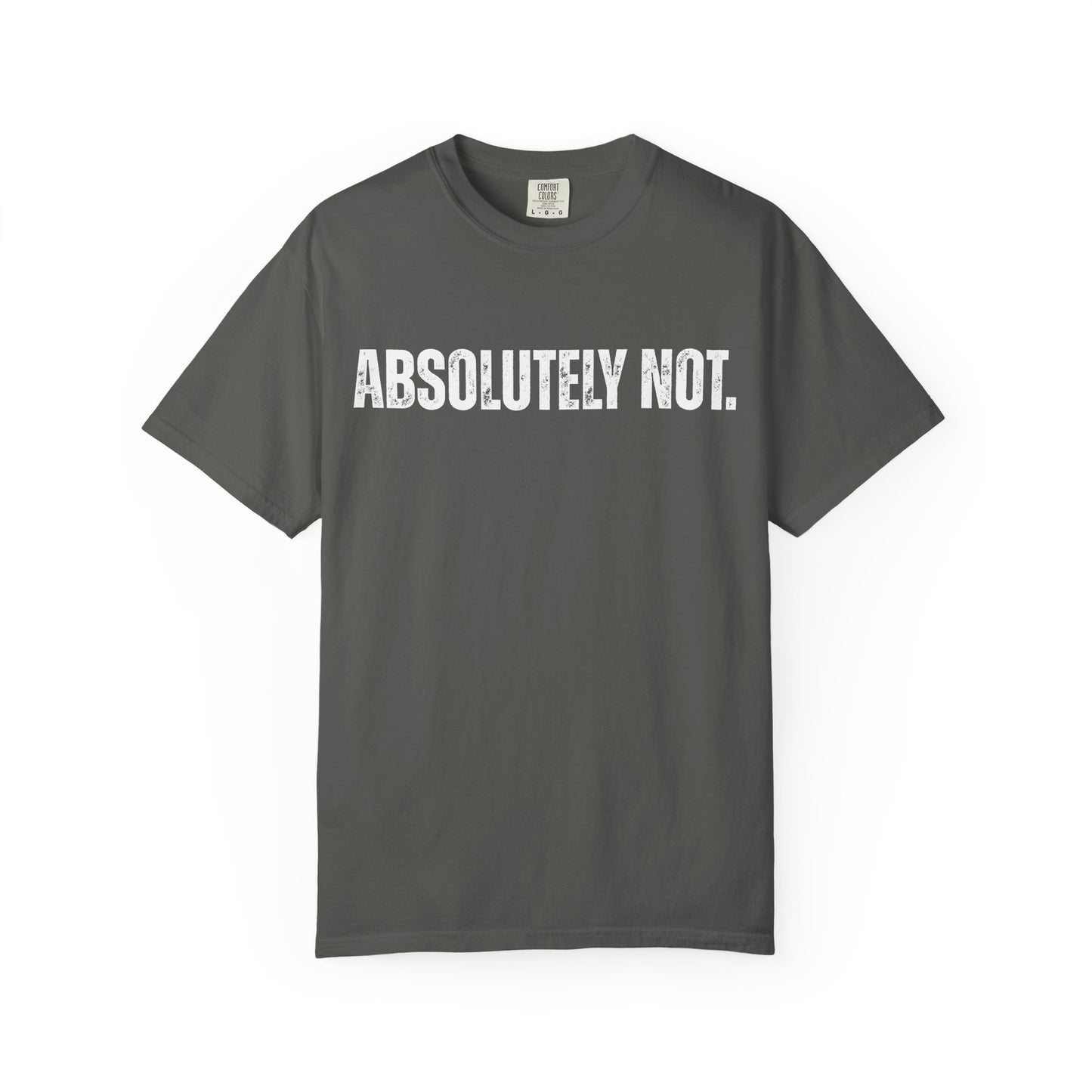Absolutely Not. Unisex Garment-Dyed T-shirt