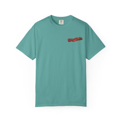 Dock Drinkin'  Tropical Skeleton Beach Graphic Tee