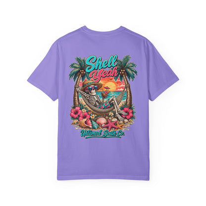 Shell Yeah! Tropical Skeleton Beach Graphic Tee