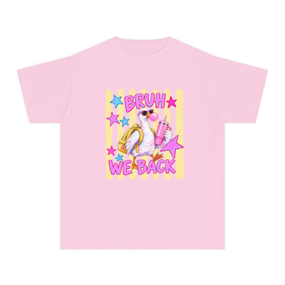 Youth Tee — 'Bruh We Back' Retro Pelican Graphic T‑Shirt