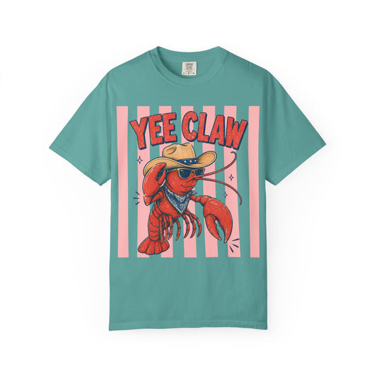 Yee Claw Cowboy Lobster T-Shirt