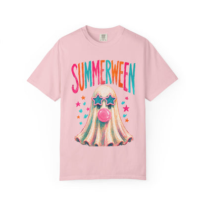 Summerween Ghost T-Shirt — Cute Bubblegum Ghost Graphic Tee