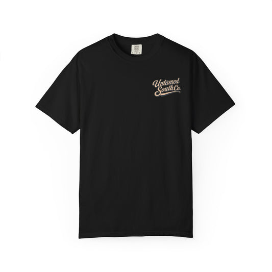 Nauti by Nature Skeleton T-Shirt — "Nauti by Nature" Nautical Skeleton Graphic Tee