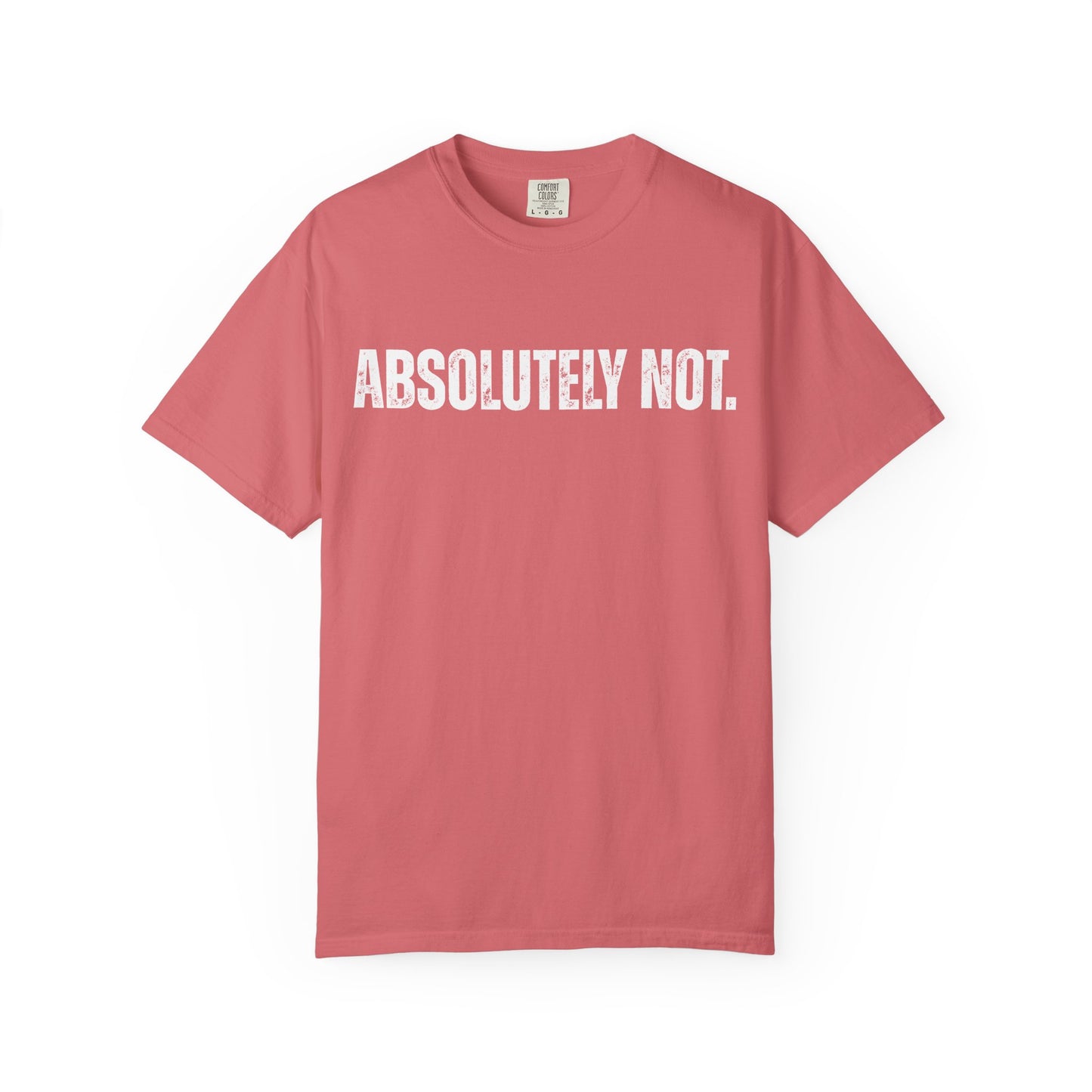 Absolutely Not. Unisex Garment-Dyed T-shirt